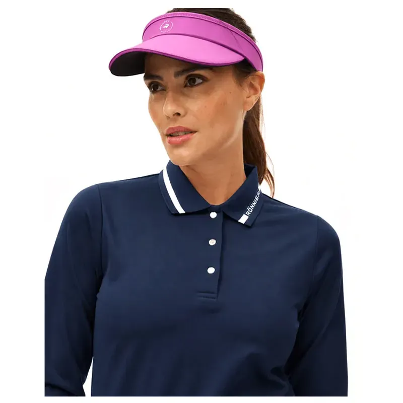 POLO FEMME WARM UP PIQUE CHAUD MANCHES LONGUES