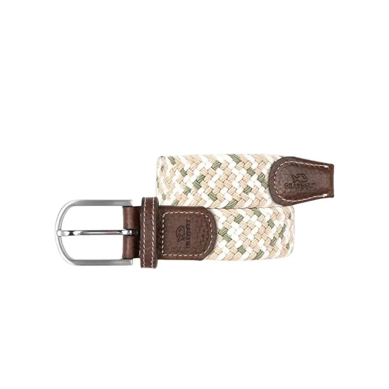 Ceinture élastique tissée – Finition cuir Ceinture élastique tissée – Finition cuir