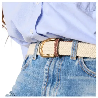 Ceinture tressée femme BILLYBELT – Élastique