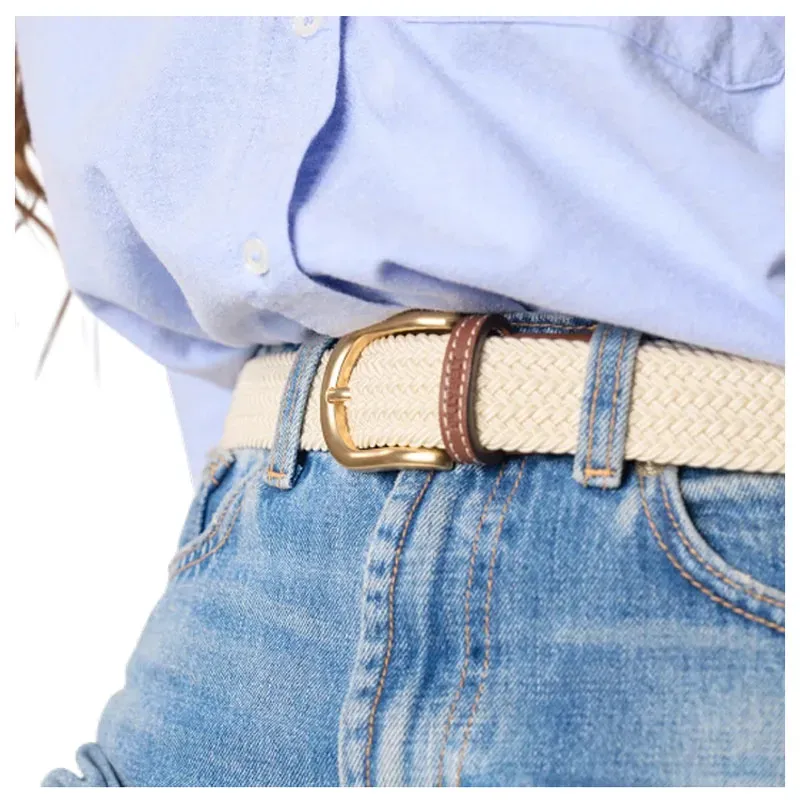 Ceinture tressée femme BILLYBELT – Élastique