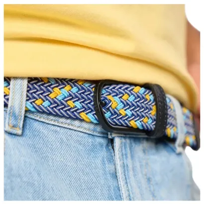 CEINTURE TRESSEE ELASTIQUE MULTICOLORE LA CUSCO