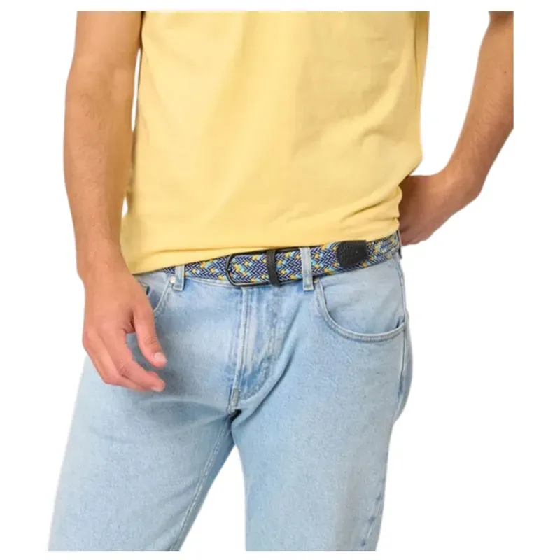 CEINTURE TRESSEE ELASTIQUE MULTICOLORE LA CUSCO CEINTURE TRESSEE ELASTIQUE MULTICOLORE LA CUSCO