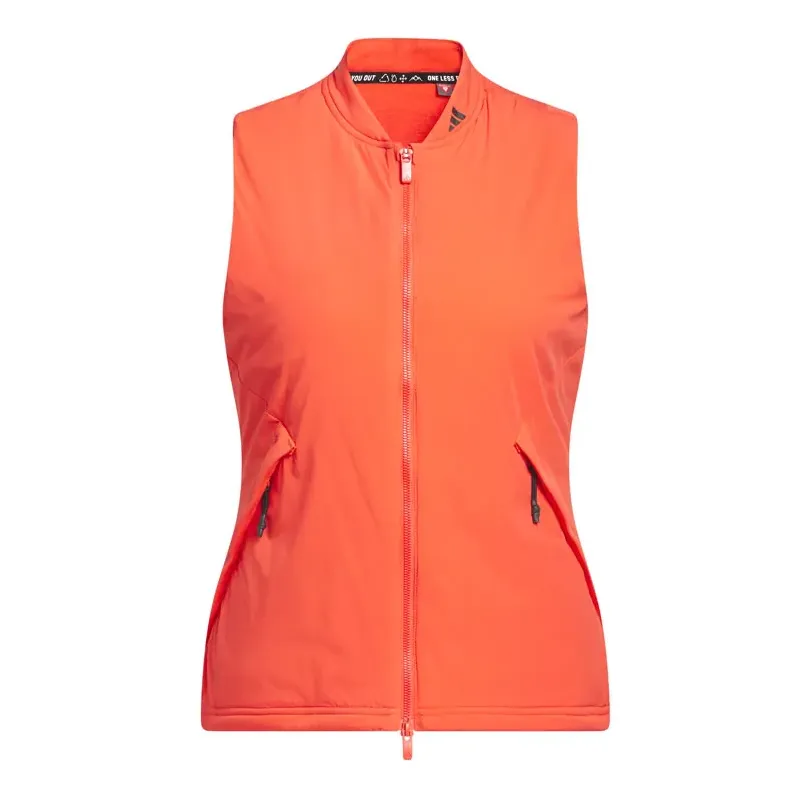 Adidas - Gilet Froastguard Full Zip Warm Rouge Femme - Golf Plus
