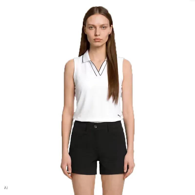 Polo de golf femme sans manches Puma Cloudspun