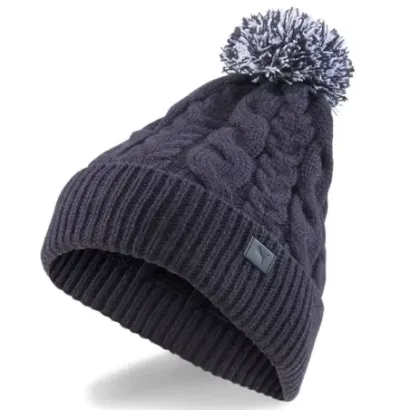 Puma - Bonnet Pompon Cable Marine Femme Golf Plus - 1