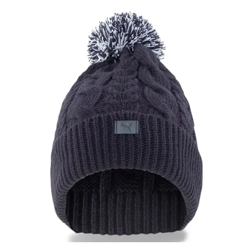 Puma - Bonnet Pompon Cable Marine Femme Golf Plus - 2