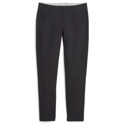 Puma - Pantalon Warm Noir Homme De Face - Golf Plus