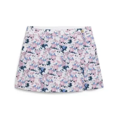 Puma - Jupe Wrap Imprimé Fleurs Rose - Golf Plus