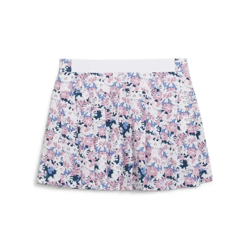 Puma - Jupe Wrap Imprimé Fleurs Rose Dos - Golf Plus Puma - Jupe Wrap Imprimé Fleurs Rose Dos - Golf Plus