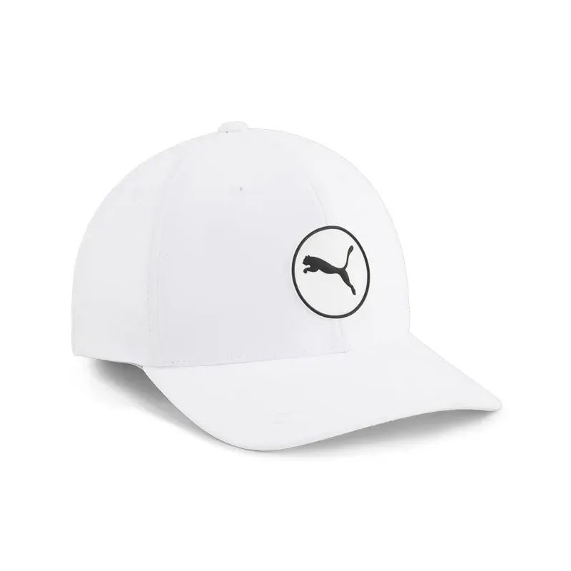 Puma - Casquette Circle Tech Homme Blanc - Golf Plus Puma - Casquette Circle Tech Homme Blanc - Golf Plus