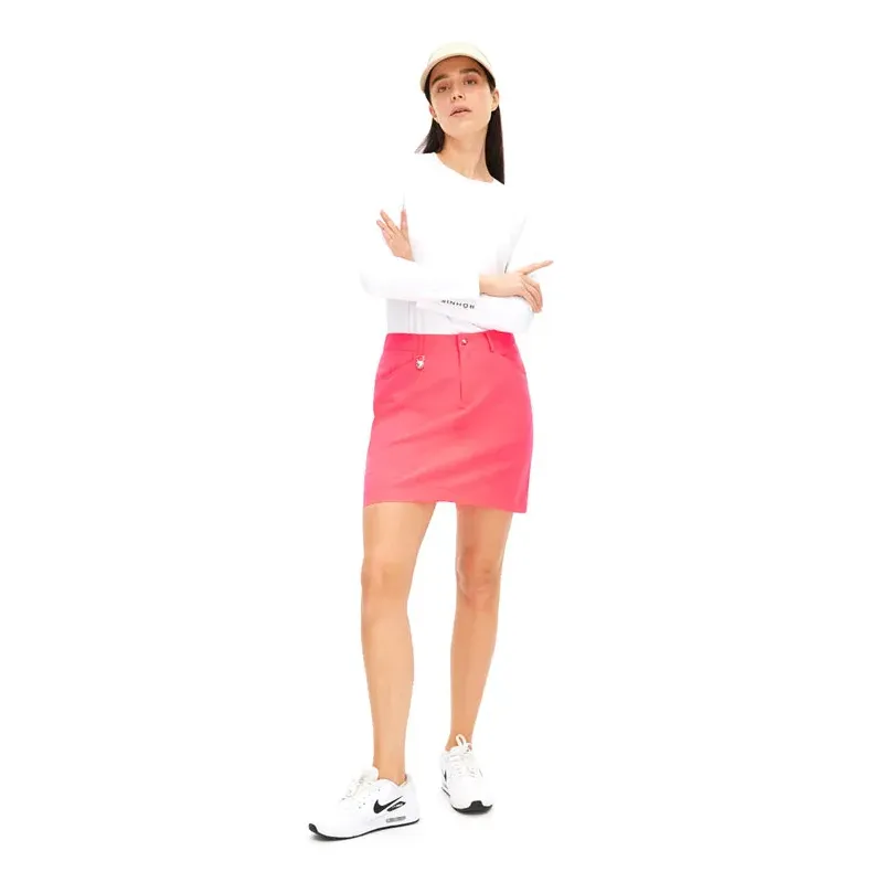 Rohnisch - Jupe Seon 45 Rose Femme De Face - Golf Plus