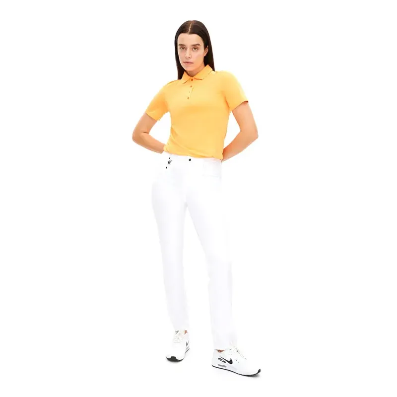 Rohnisch - Pantalon Chie Uni Blanc Femme Face Avant - Golf Plus Rohnisch - Pantalon Chie Uni Blanc Femme Face Avant - Golf Plus