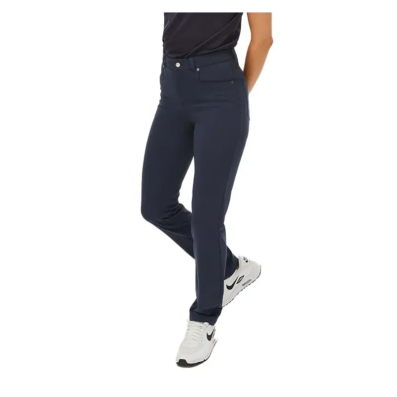 Rohnisch - Pantalon Chie Comfort Uni 32 Marine Porté Dos - Golf Plus Rohnisch - Pantalon Chie Comfort Uni 32 Marine Porté Dos - Golf Plus