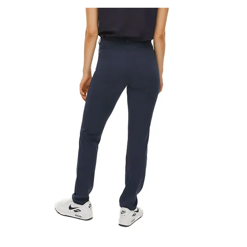 Rohnisch - Pantalon Chie Comfort Uni 32 Marine Porté Dos - Golf Plus Rohnisch - Pantalon Chie Comfort Uni 32 Marine Porté Dos - Golf Plus