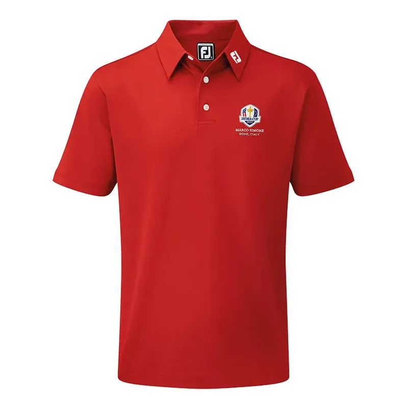 Footjoy - Polo Ryder Cup 2023 Rouge Homme - Golf Plus