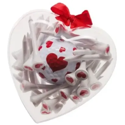 Sportiques Coffret avec une balle et des tees Golf Plus