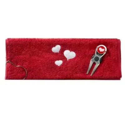 SERVIETTE R/PITCHE COEUR