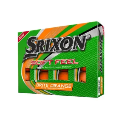 SRIXON - BALLES DE GOLF SOFT FEEL BRITE ORANGE