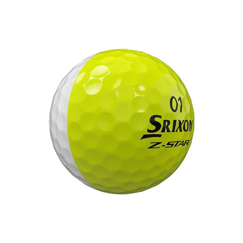 Srixon Balles Z-Star Divide Blanc/Jaune Golf Plus Srixon Balles Z-Star Divide Blanc/Jaune Golf Plus