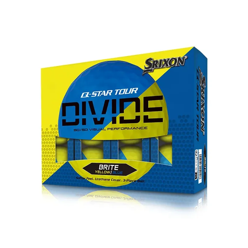 SRIXON - BALLES Q-STAR TOUR DIVIDE JAUNE/BLEU SRIXON - BALLES Q-STAR TOUR DIVIDE JAUNE/BLEU