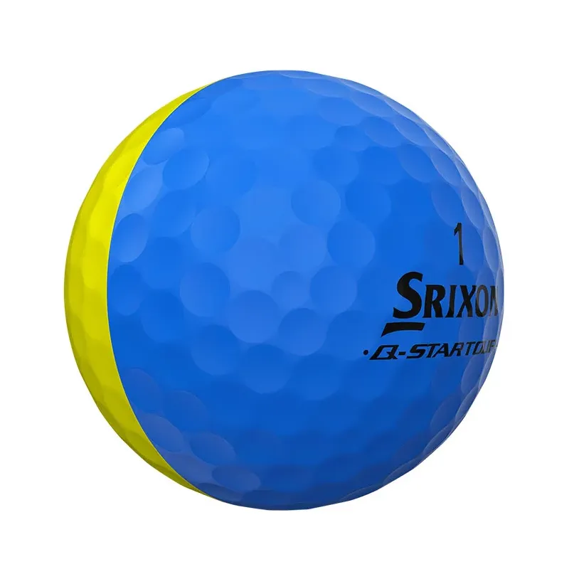 SRIXON - BALLES Q-STAR TOUR DIVIDE JAUNE/BLEU LOGO SRIXON - BALLES Q-STAR TOUR DIVIDE JAUNE/BLEU LOGO