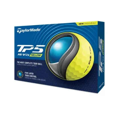 TAYLORMADE - BALLES DE GOLF TP5 JAUNE