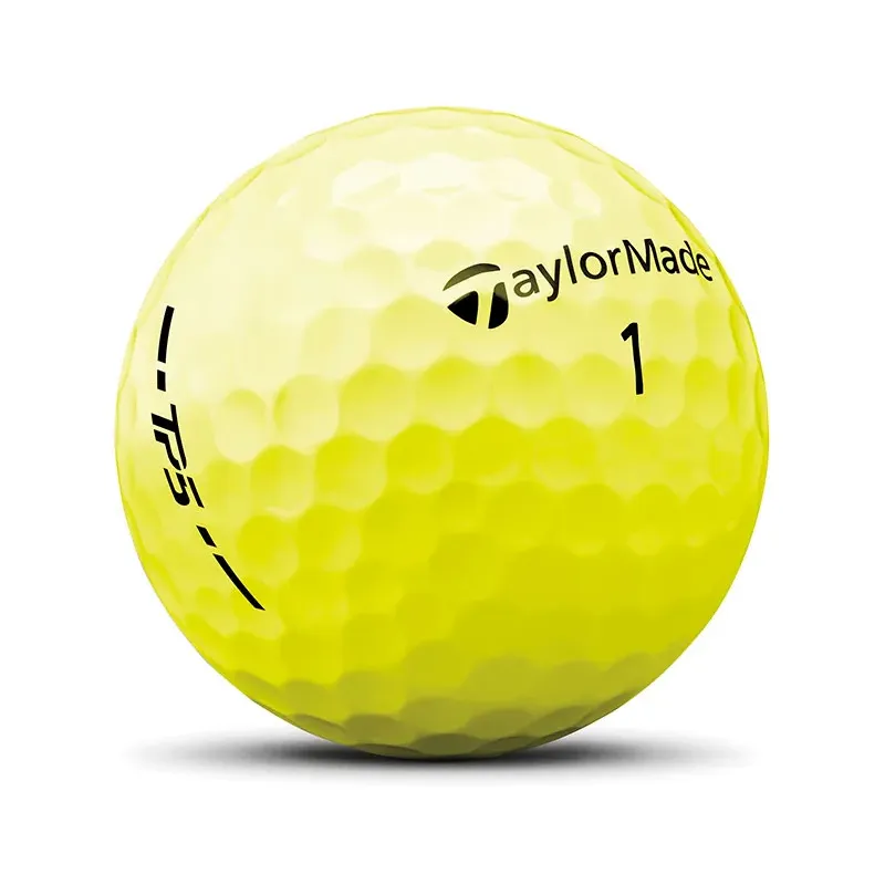 TAYLORMADE - BALLES DE GOLF TP5 JAUNE FACE TAYLORMADE - BALLES DE GOLF TP5 JAUNE FACE
