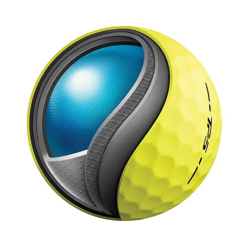 TAYLORMADE - BALLES DE GOLF TP5 JAUNE NOYAU TAYLORMADE - BALLES DE GOLF TP5 JAUNE NOYAU