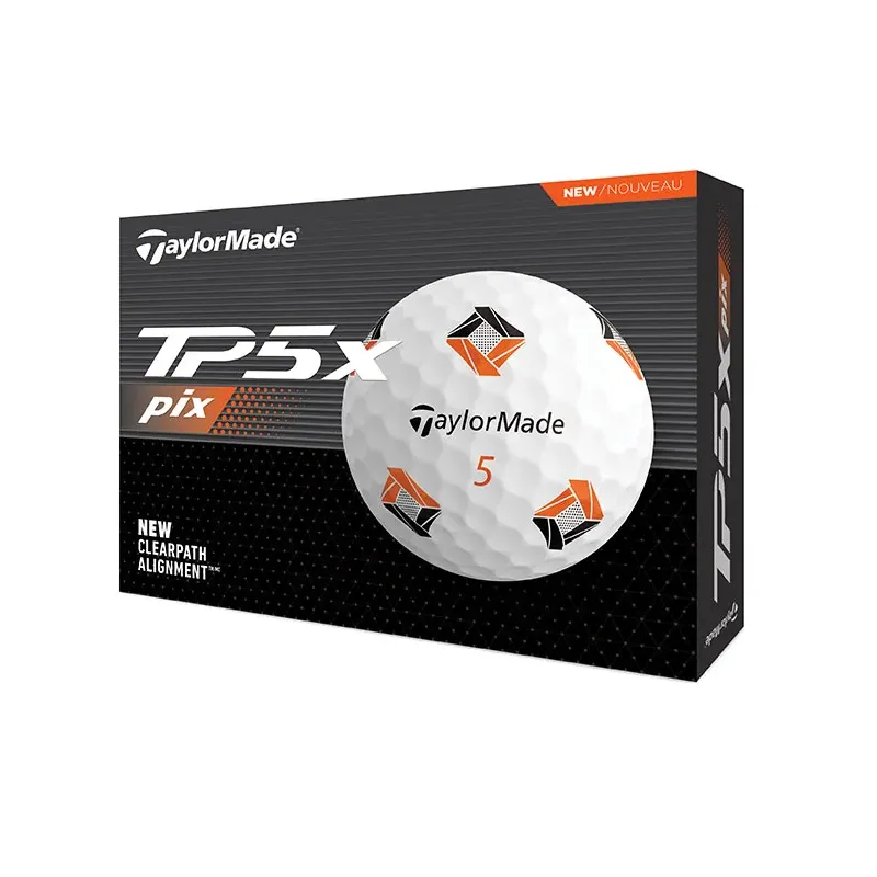 TAYLORMADE - BALLES DE GOLF TP5X PIX 3.0 BLANC