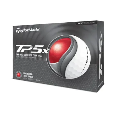TAYLORMADE - BALLES DE GOLF TP5X BLANC