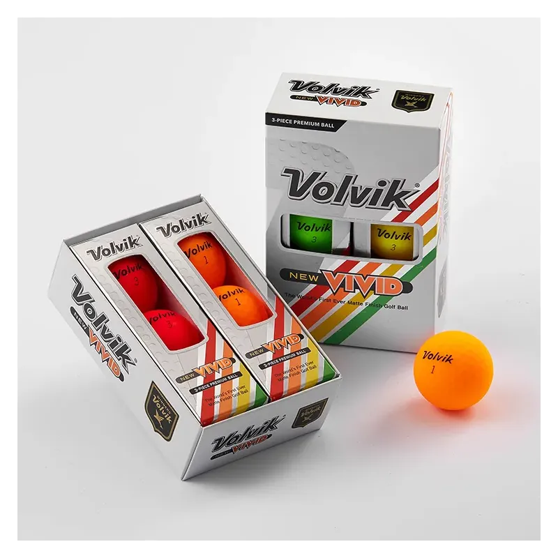 VOLVIK - 6 BALLEs VIVID rouge-orange