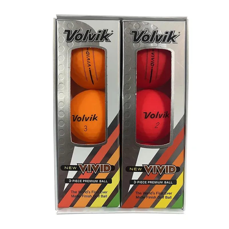 Volvik - coffret 6 balles vivid orange-rouge