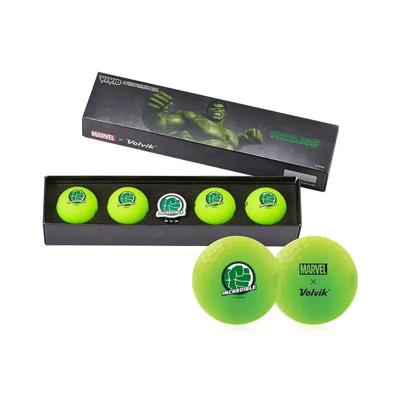 Volvik Coffret Balles Vivid Hulk Golf Plus