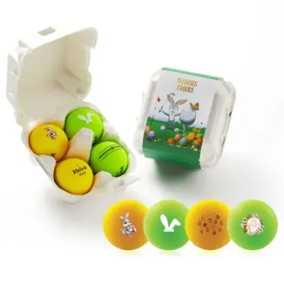 Volvik - Coffret Balles Vivid Joyeuses Pâques Volvik - Golf Plus