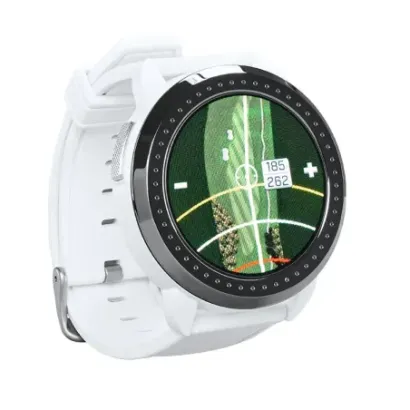 Bushnell - Ion Elite Montre de Golf GPS blanche avec écran couleur - Golf Plus