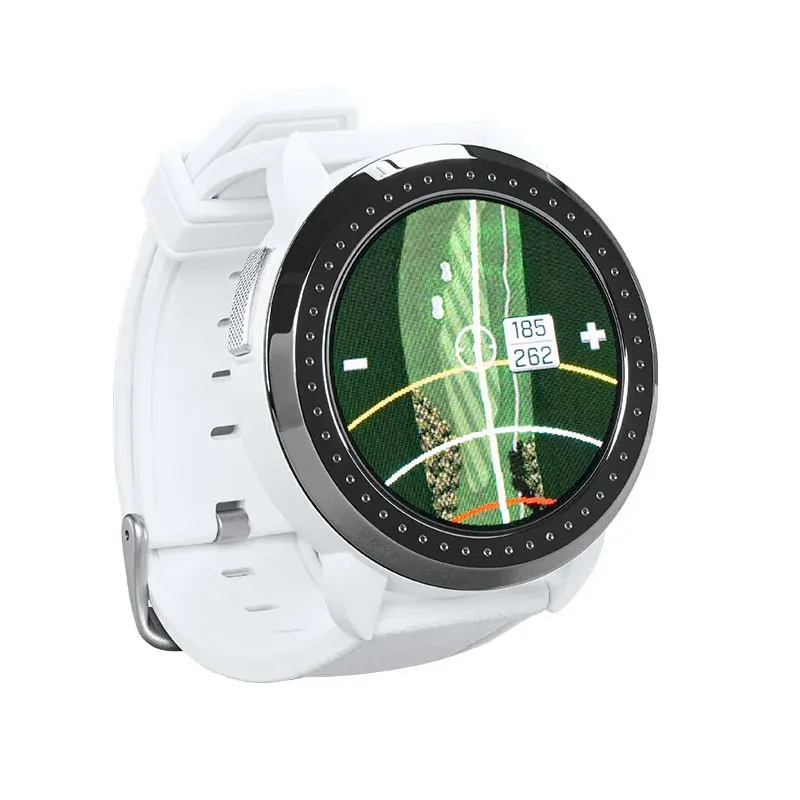 Bushnell - Ion Elite Montre de Golf GPS blanche avec écran couleur - Golf Plus