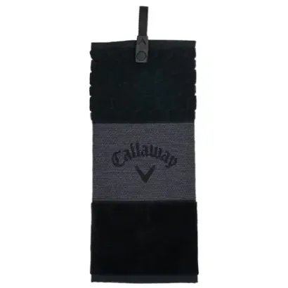 Callaway Serviette Tri-Fold Noir Golf Plus