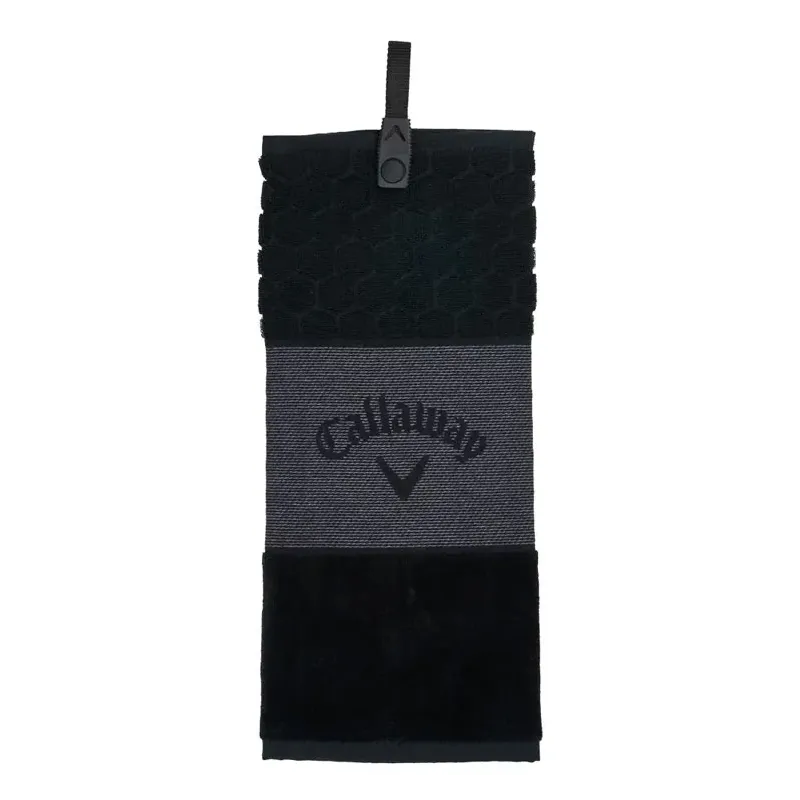 Callaway Serviette Tri-Fold Noir Golf Plus