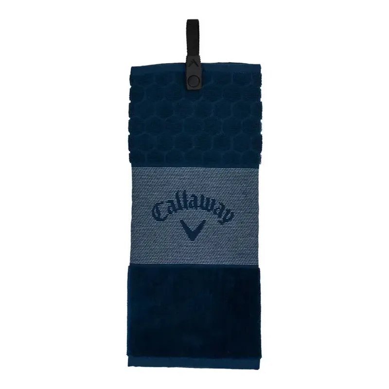 Callaway Serviette Tri-Fold Bleu Marine Golf Plus Callaway Serviette Tri-Fold Bleu Marine Golf Plus