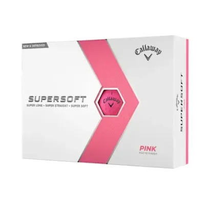 Callaway - Balles Supersoft Rose Golf Plus - 1