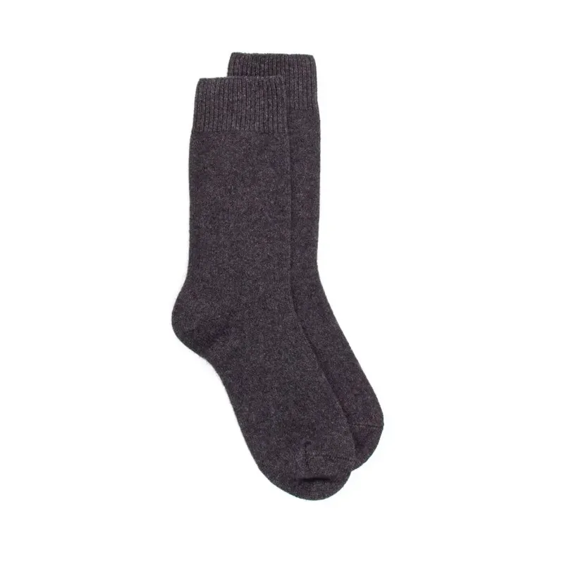 CHAUSSETTES FEMME LAINE CASHMERE GRIS 2 CHAUSSETTES FEMME LAINE CASHMERE GRIS 2