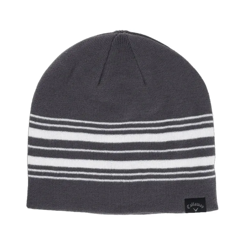 BONNET TOUR AUTHENTIC REVERSIBLE GRIS vue de face BONNET TOUR AUTHENTIC REVERSIBLE GRIS vue de face