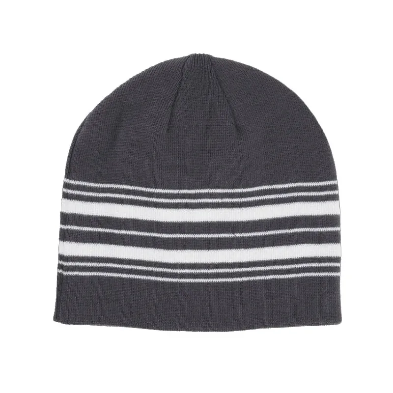 BONNET TOUR AUTHENTIC REVERSIBLE GRIS vue de dos BONNET TOUR AUTHENTIC REVERSIBLE GRIS vue de dos