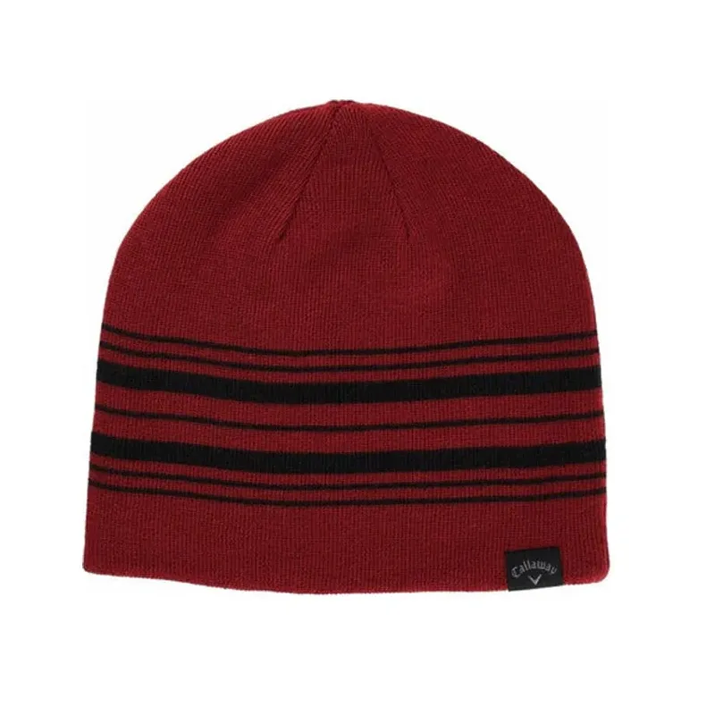 BONNET TOUR AUTHENTIC REVERSIBLE Rouge vue de face 