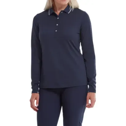 Footjoy - Polo femme Thermal Jersey Marine situation