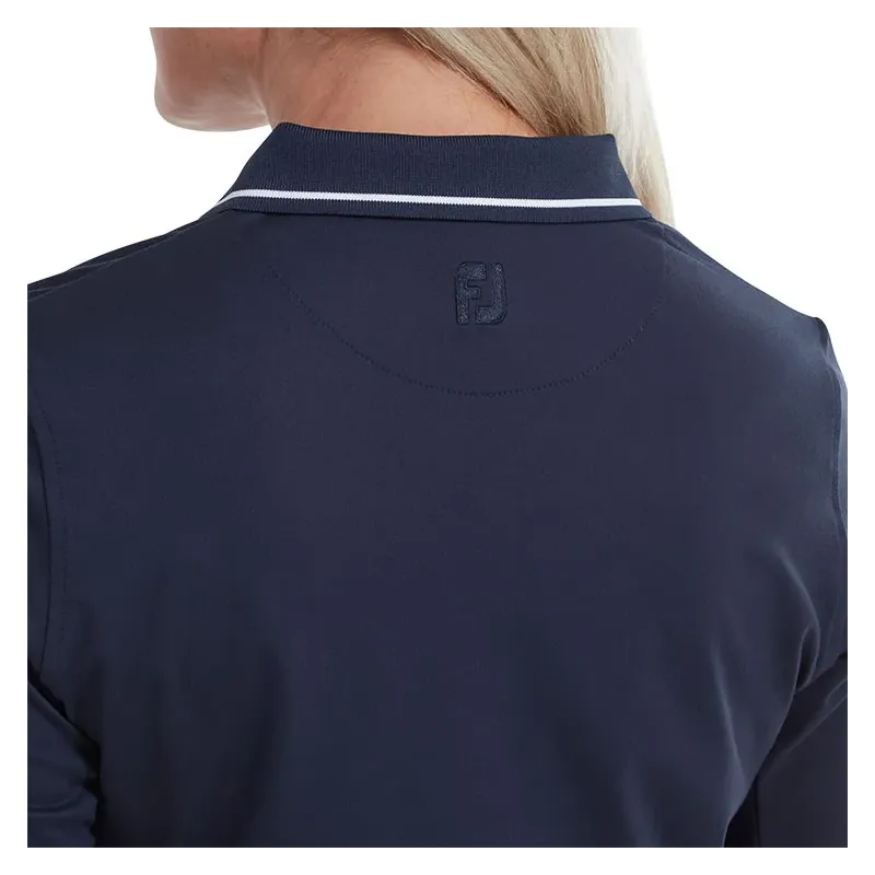 Footjoy - Polo femme Thermal Jersey Marine col Footjoy - Polo femme Thermal Jersey Marine col