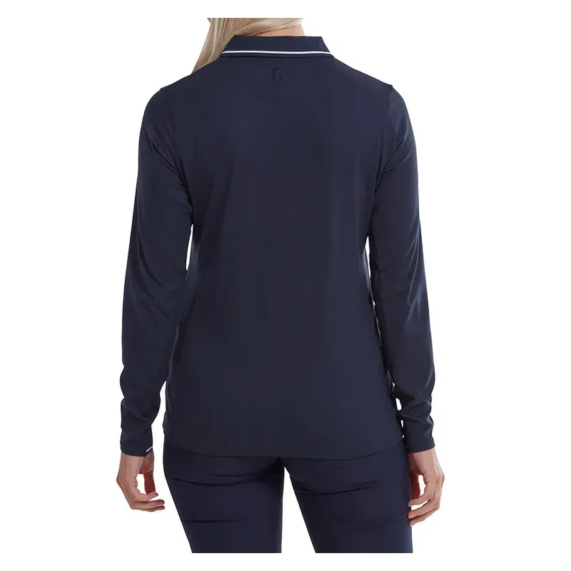 Footjoy - Polo femme Thermal Jersey Marine situation dos Footjoy - Polo femme Thermal Jersey Marine situation dos