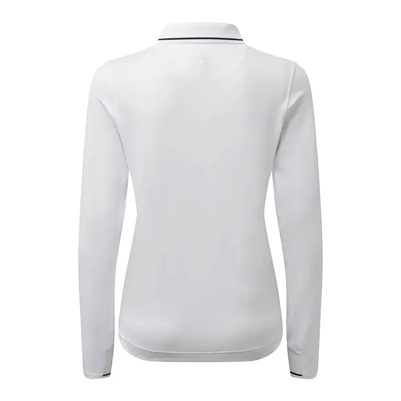 Footjoy - Polo femme Thermal Jersey blanc dos Footjoy - Polo femme Thermal Jersey blanc dos