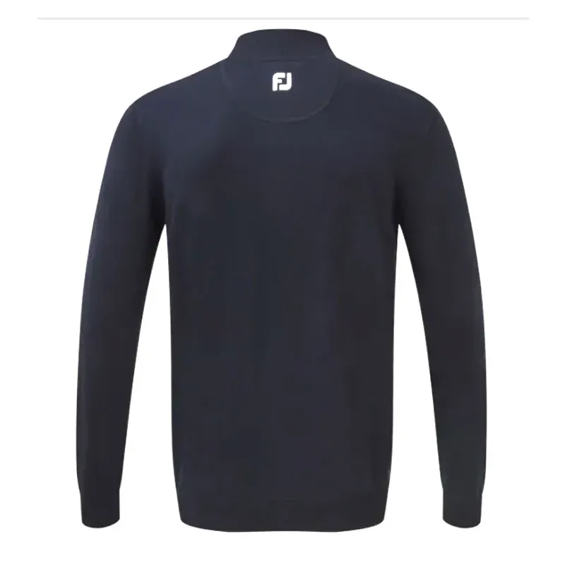 FOOTJOY - PULL-H-1/2 ZIP WOOL BLEND MARINE DE DOS GOLF PLUS FOOTJOY - PULL-H-1/2 ZIP WOOL BLEND MARINE DE DOS GOLF PLUS