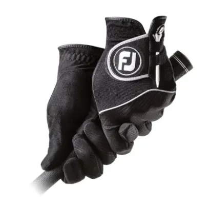 paire noir gants de golf homme pluis humide Golf Plus 1